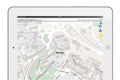 True Maps iPad Rome 3d